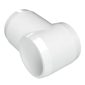 1/2 in. Slip Sling PVC Tee, Furniture Grade - White