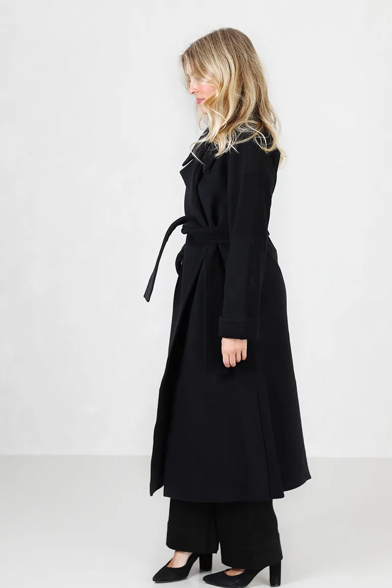 Adele Wool Coat Black