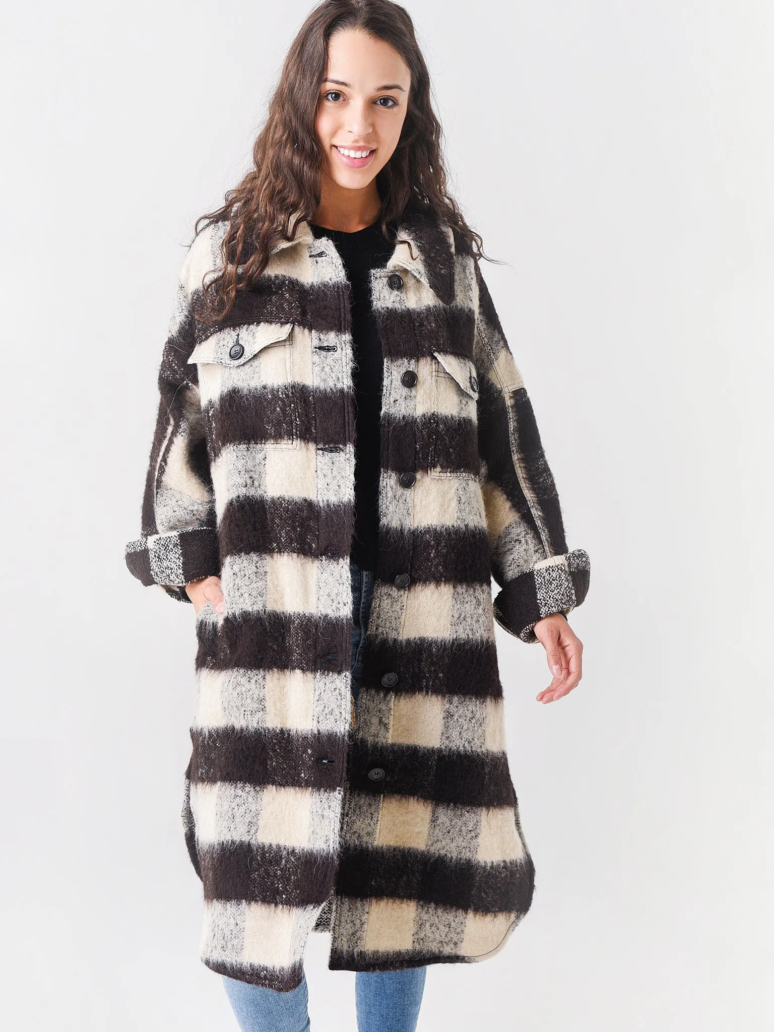 A.L.C. Women's Carter Plaid Coat