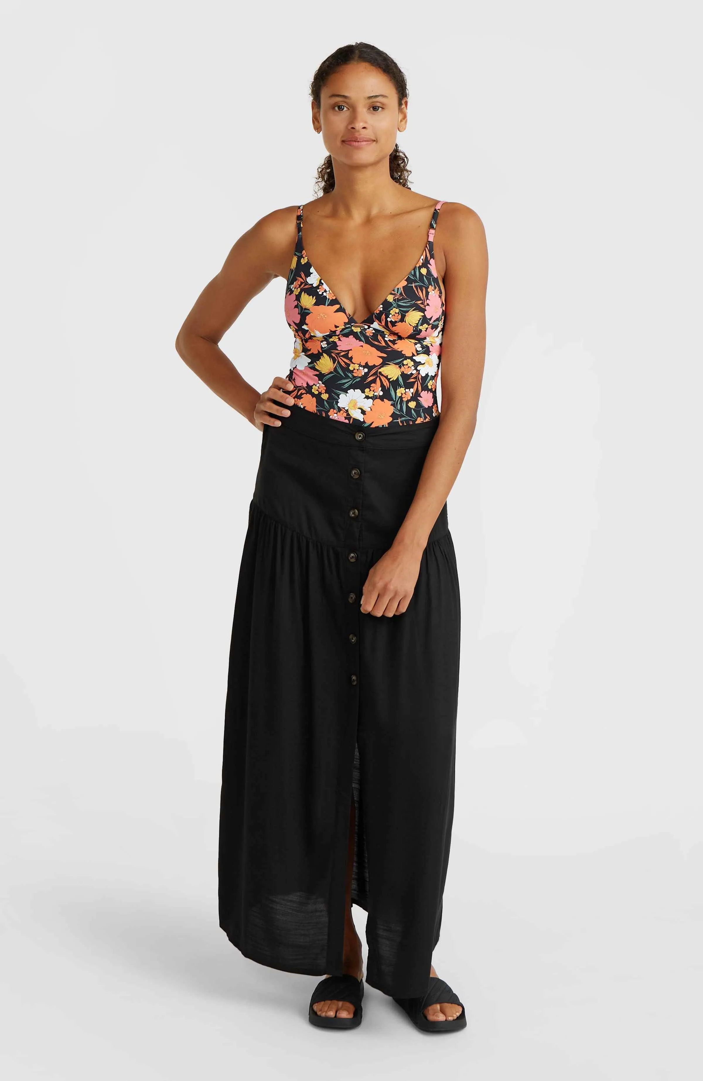 Alofa Maxi Skirt | Black Out