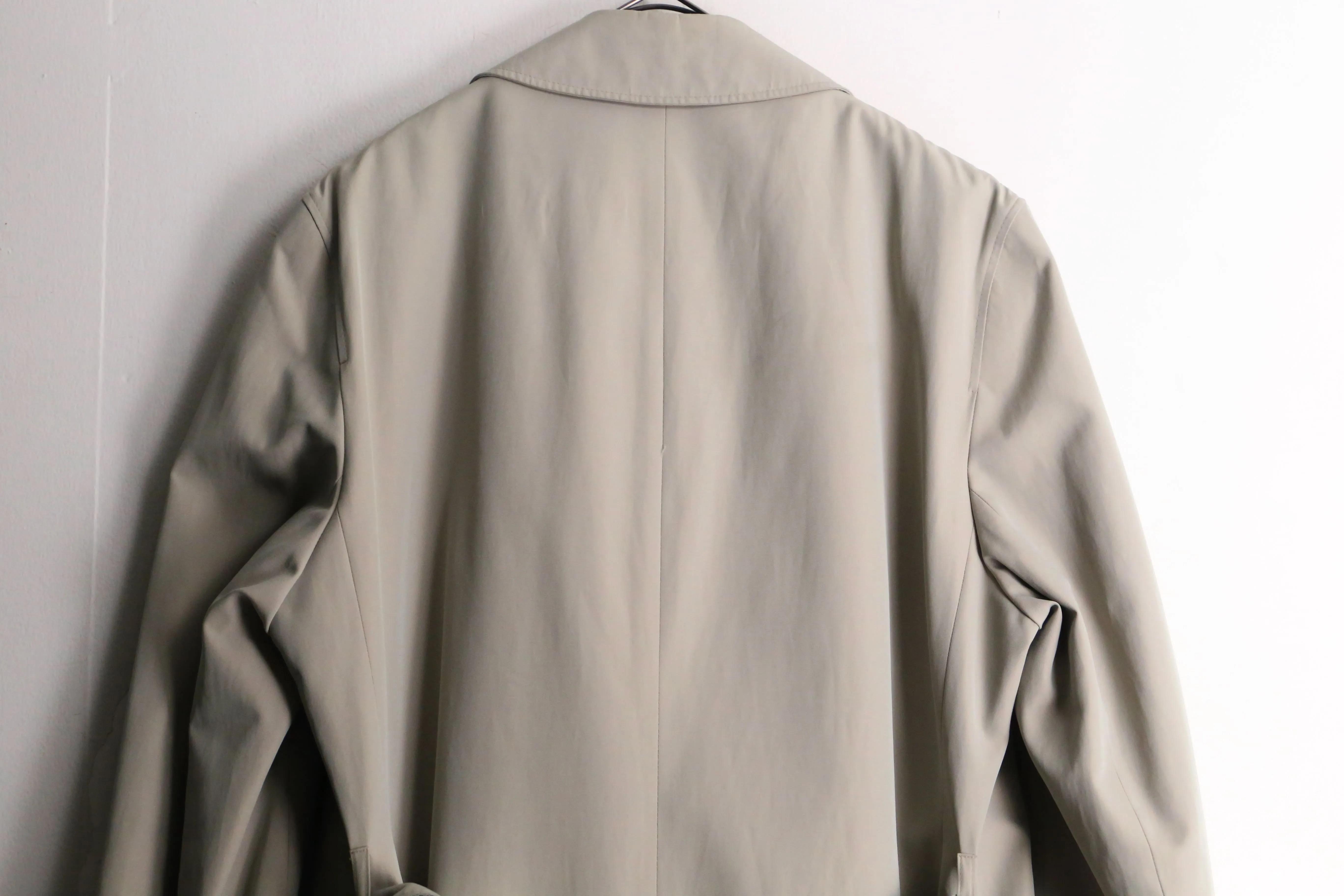 “Aquascutum” iridescent beige trench coat