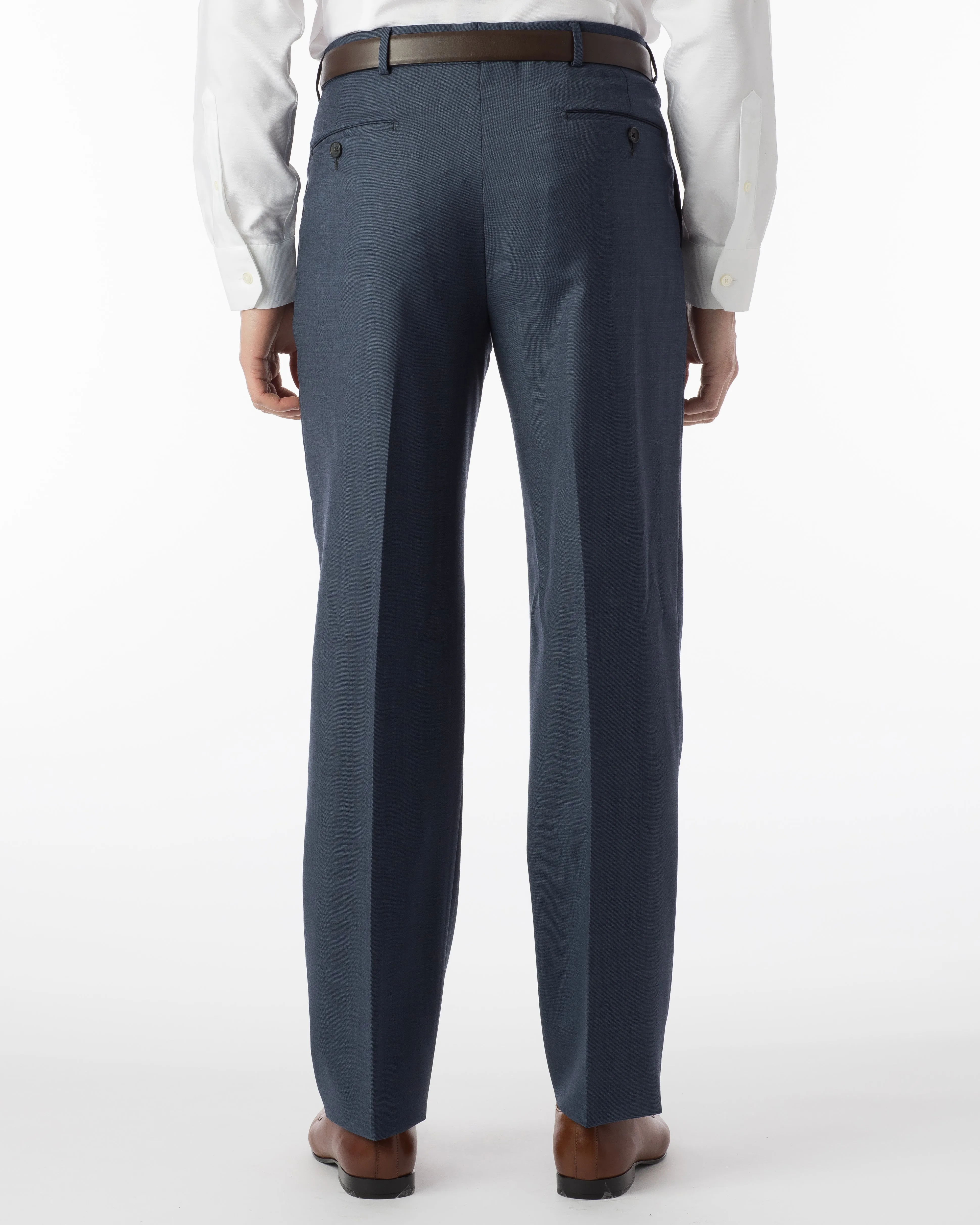 Ballin Pants - Dunhill Super 120's Sharkskin - New Navy