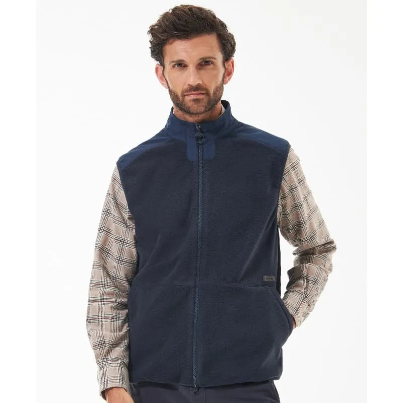 Barbour Country Mens Fleece Gilet - Navy