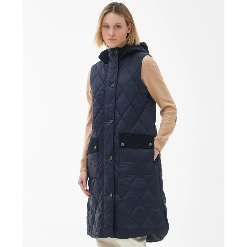 Barbour Mickley Ladies Gilet - Dark Navy/Dress