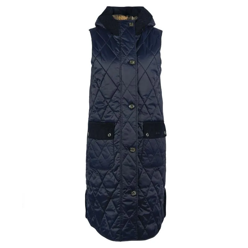 Barbour Mickley Ladies Gilet - Dark Navy/Dress