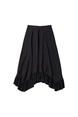 Black Celine Maxi Skirt