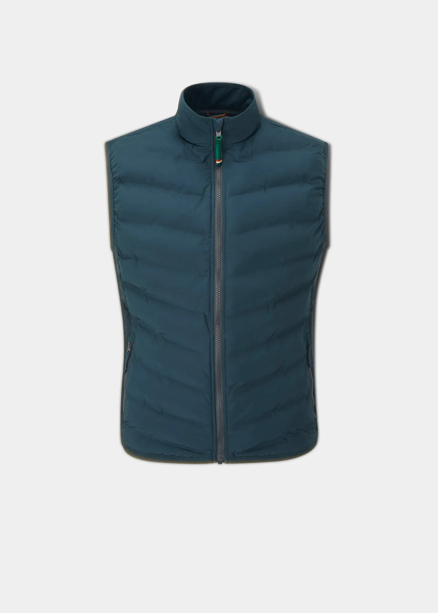 Calsall Men's Hybrid Gilet In Navy - Regular Fit