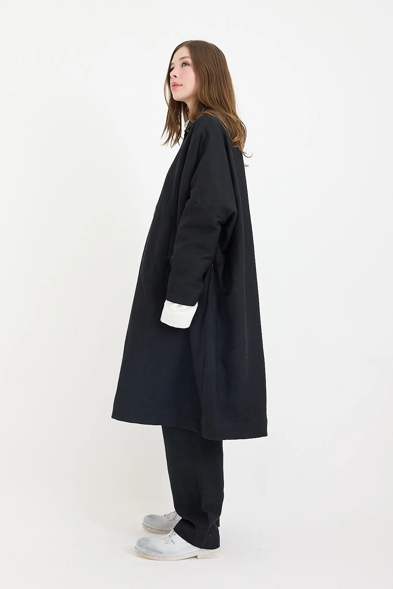 Casey Casey - Atomless Coat - Batavia - Black