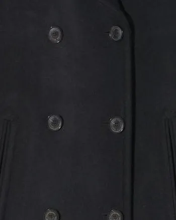 Cash Peacoat in Black | Black