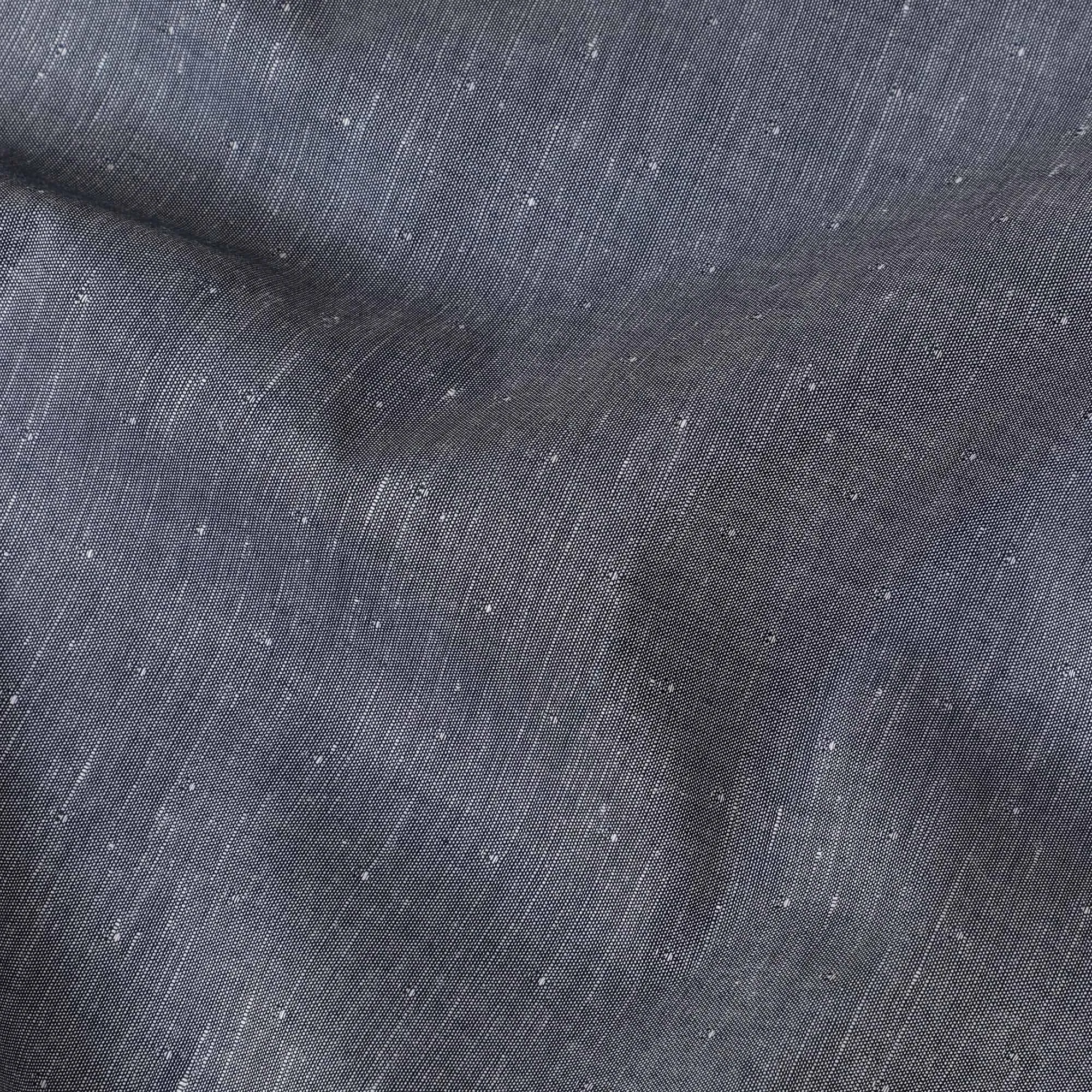 Charcoal grey plain premium 100% pure linen fabric 60 Lea-D11111