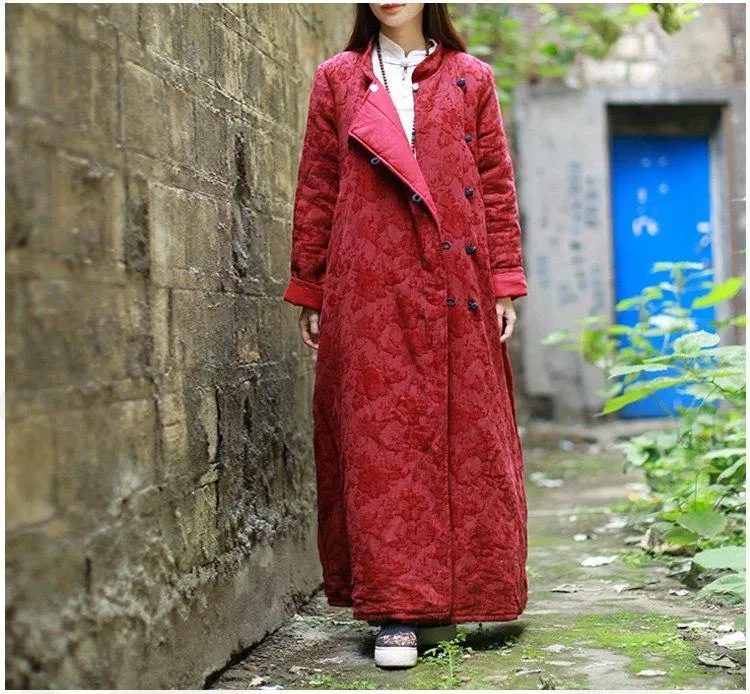 Chinese Style Fall Trench Coat