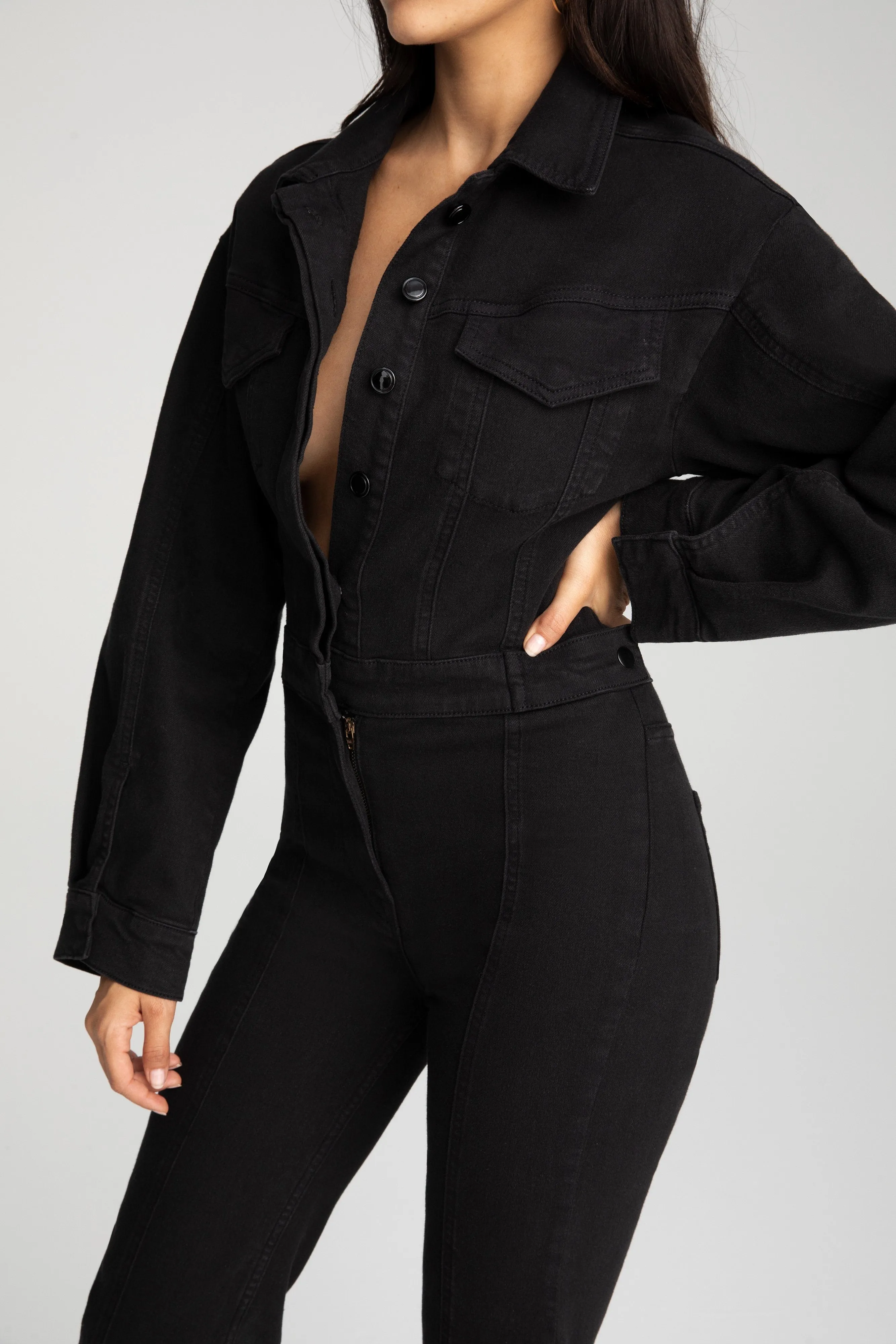 CONTOUR JUMPSUIT | BLACK001