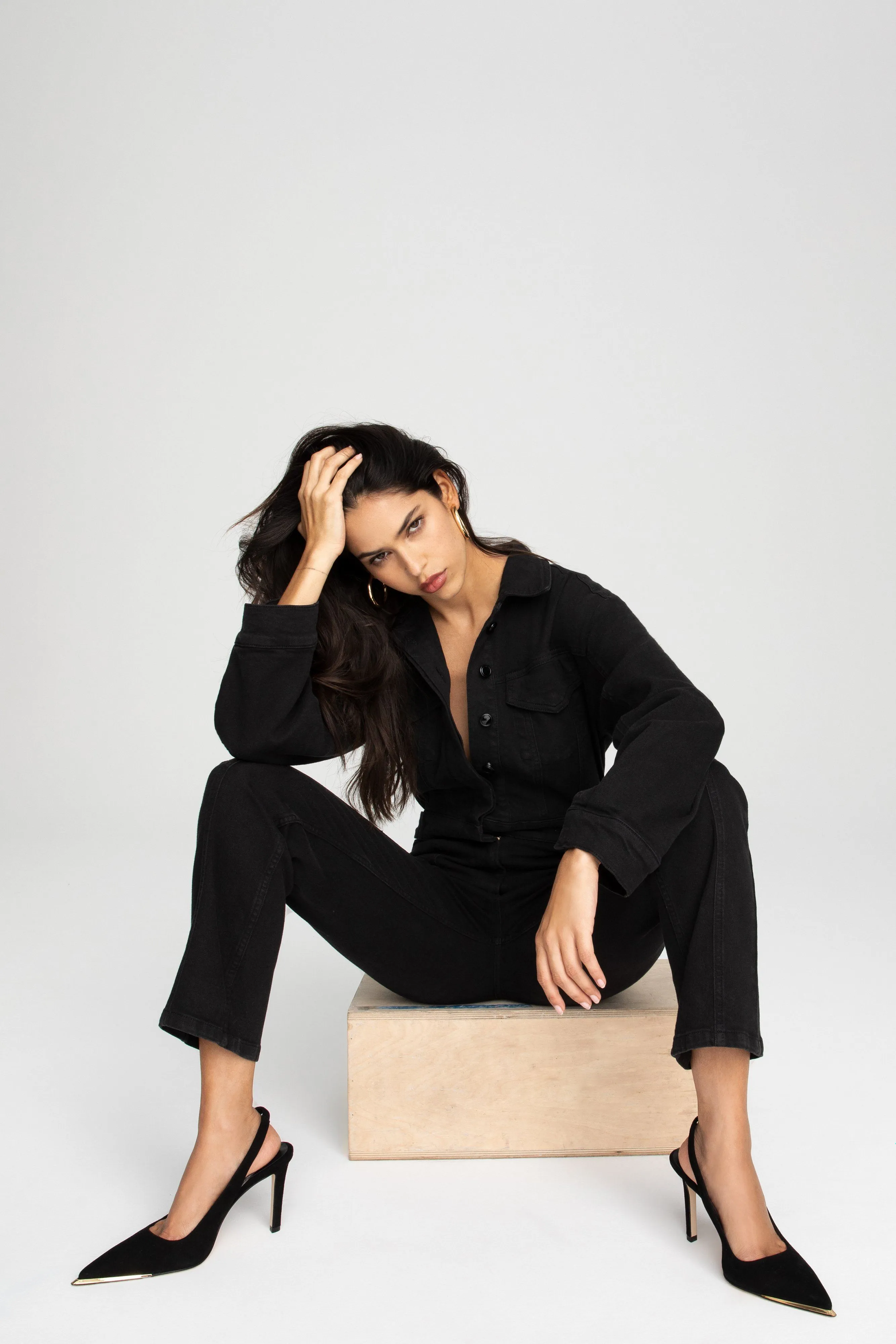 CONTOUR JUMPSUIT | BLACK001