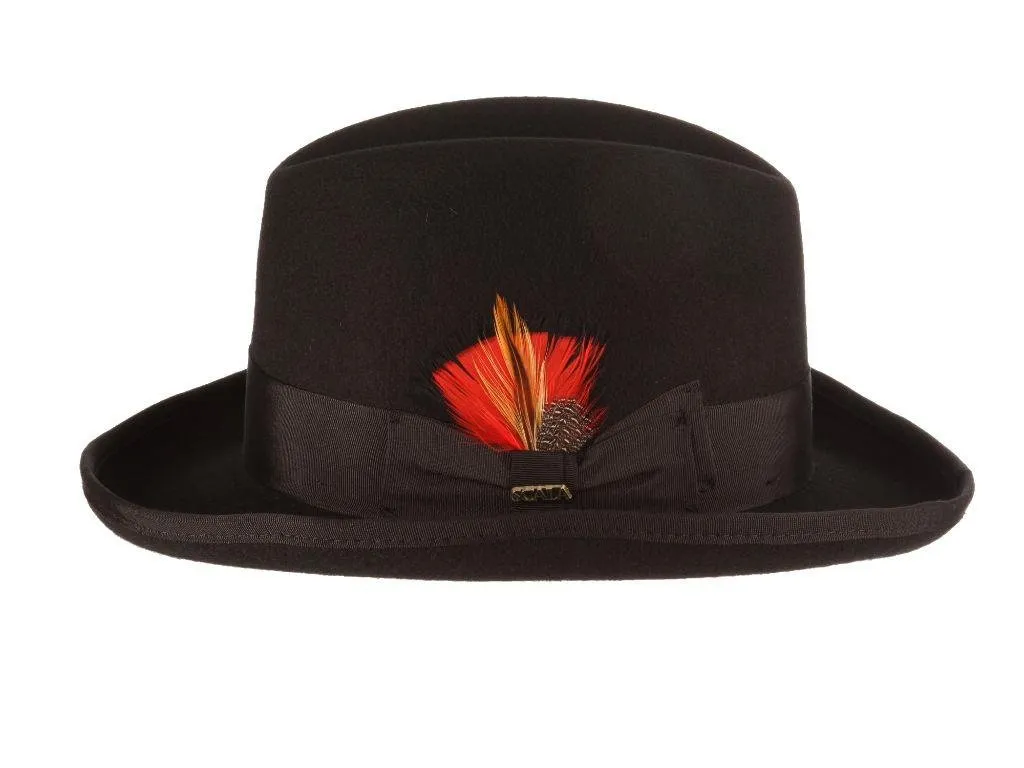 Dashing - Scala WF545 Wool Felt Homburg Hat