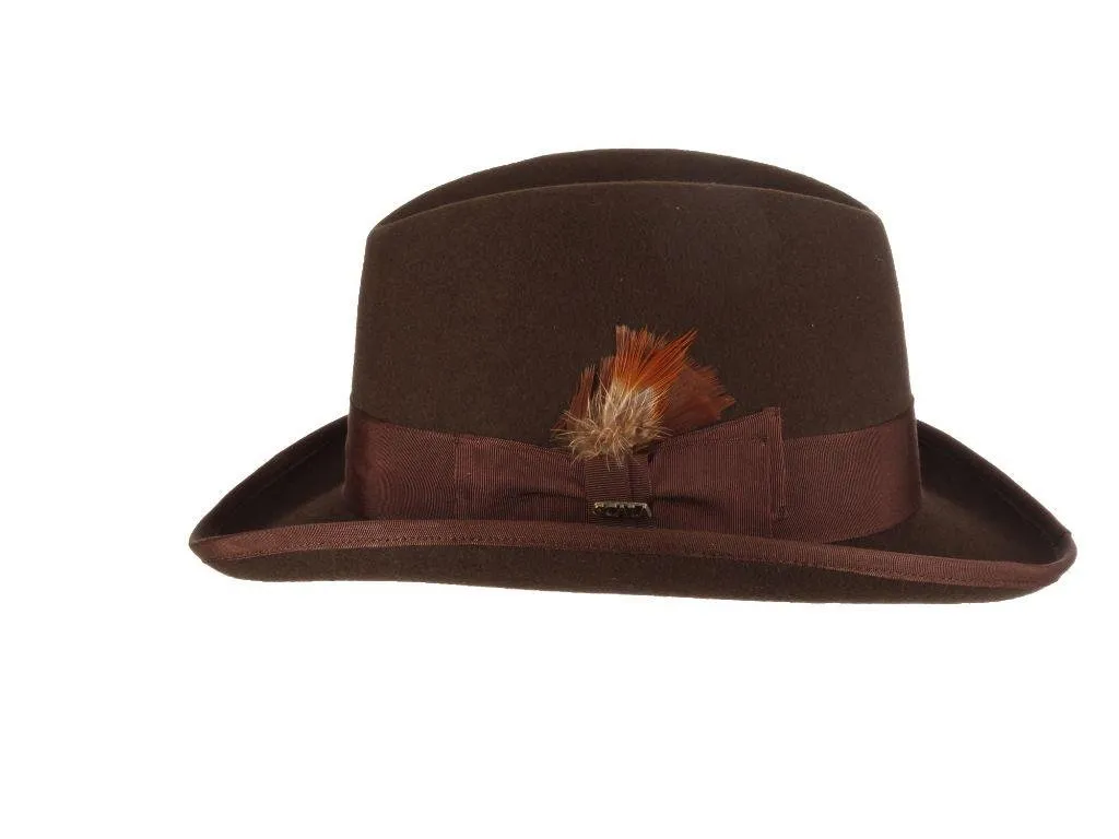 Dashing - Scala WF545 Wool Felt Homburg Hat