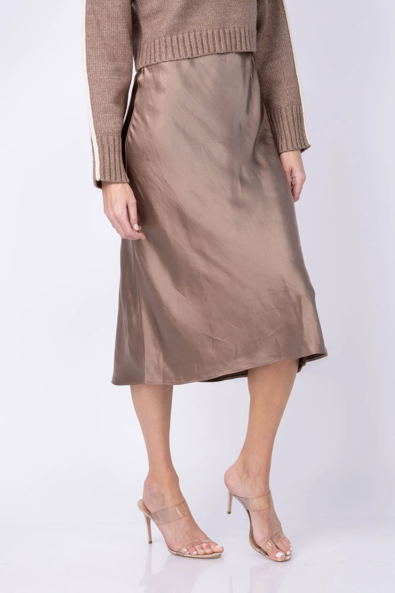 Dh New York Nik Sweater Dress In Umber Combo