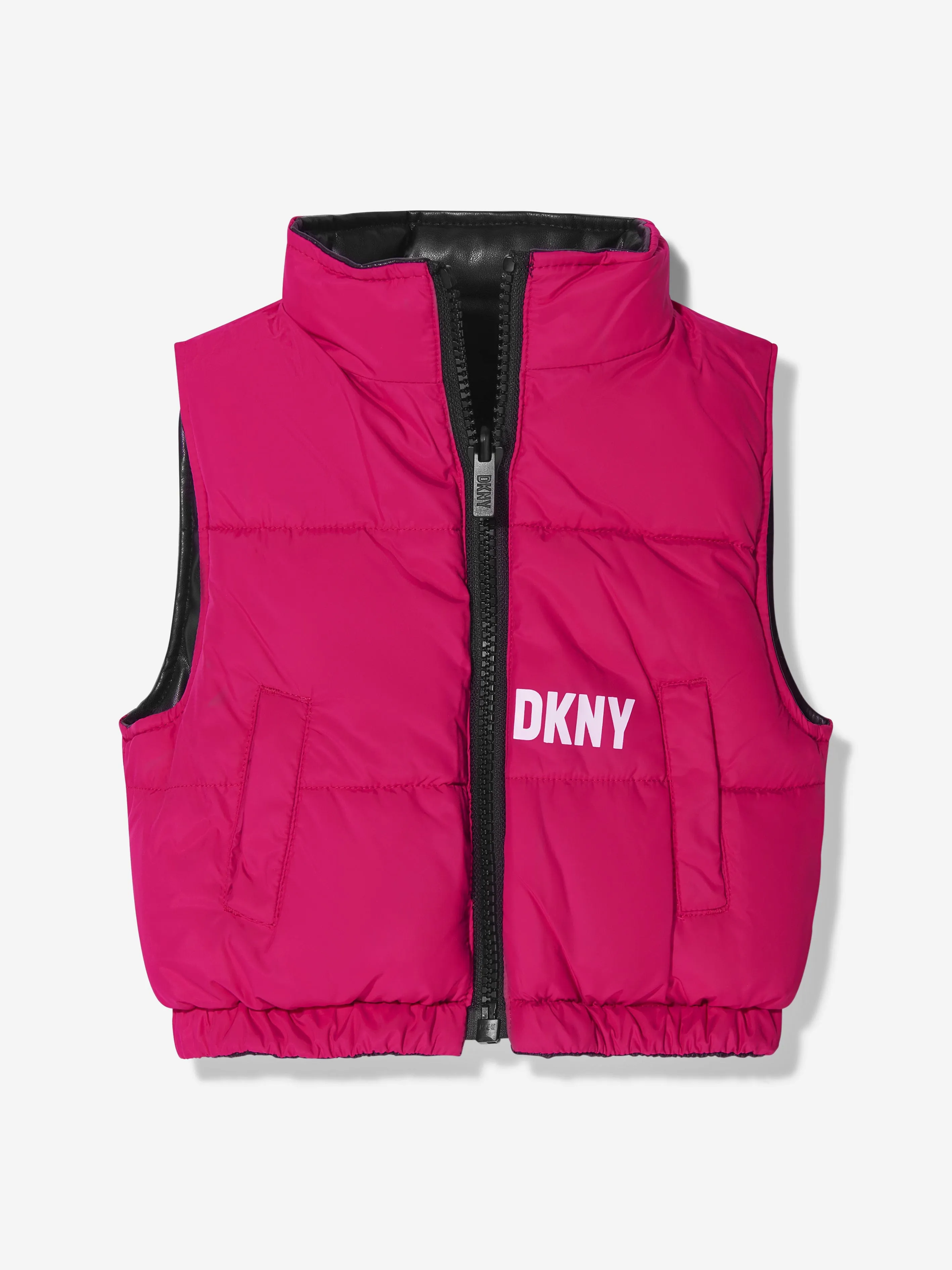 DKNY Girls Reversible Padded Gilet