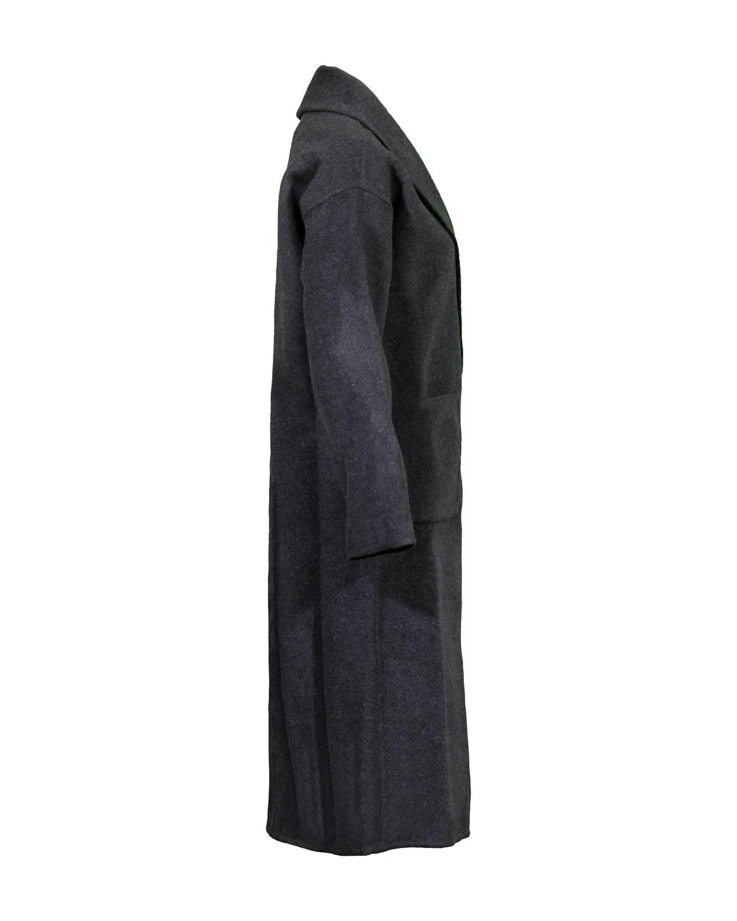 Double Face Wool Shawl Collar Coat