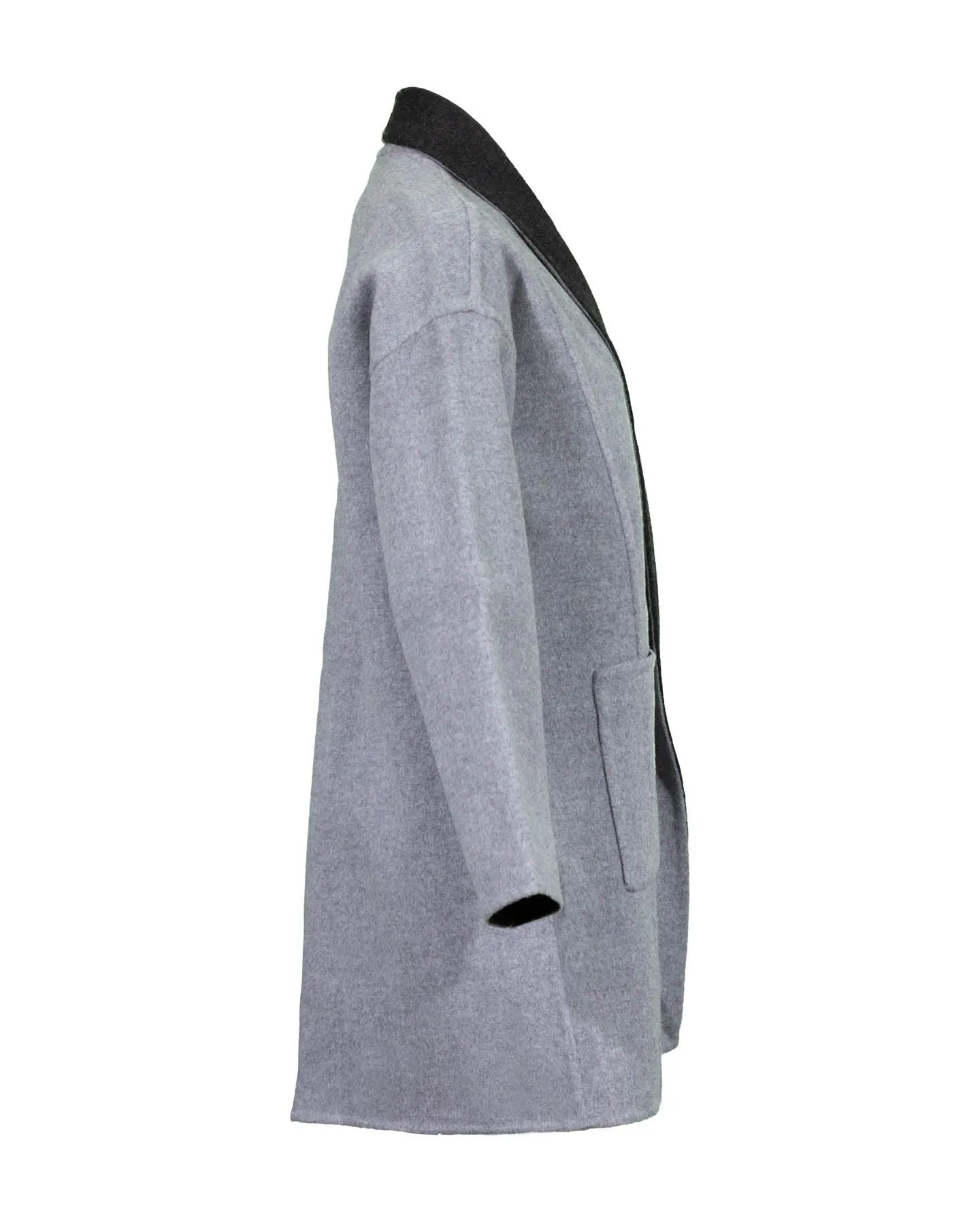 Eileen Fisher Two Tone Doubleface Wool Coat