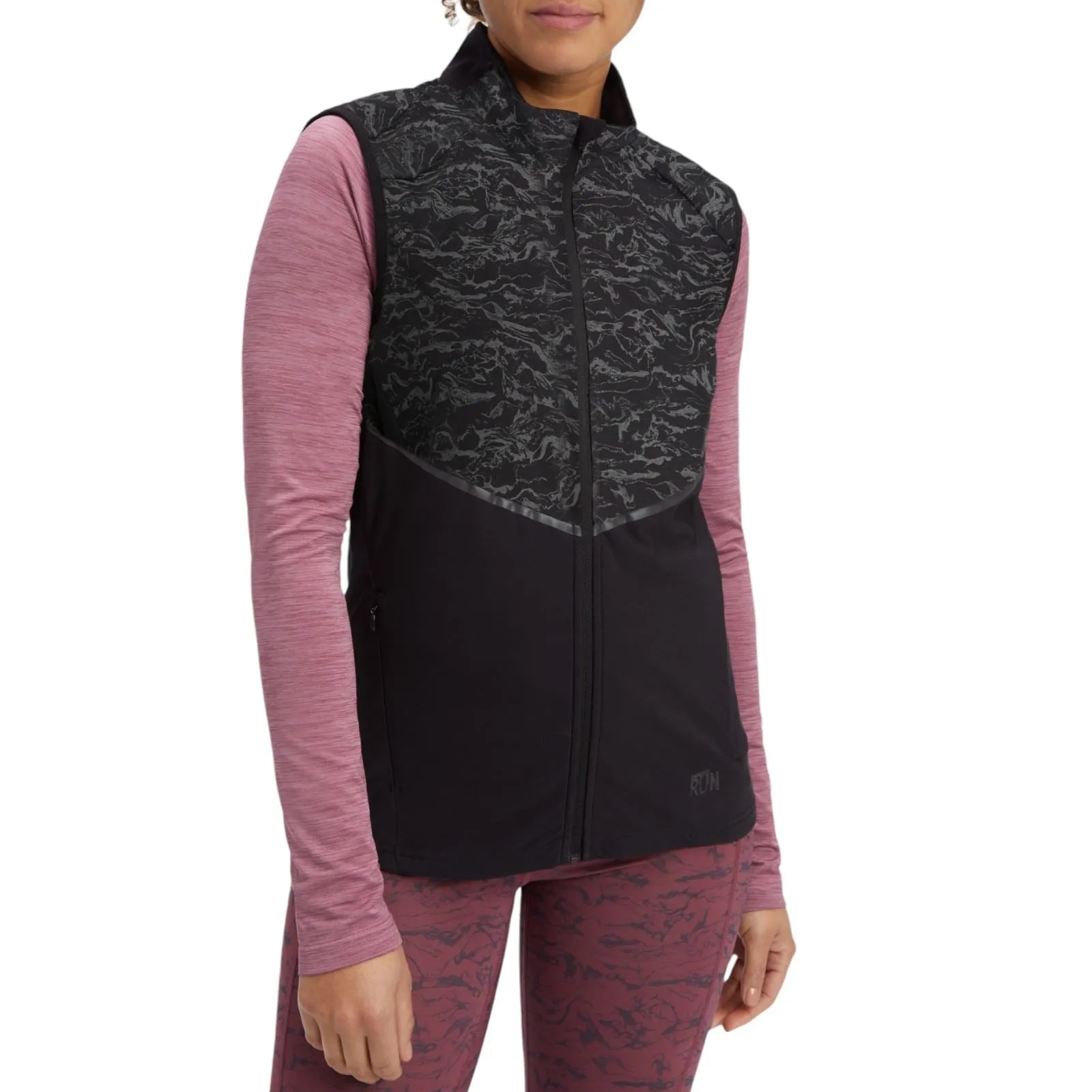 Energetics Baya Womens Full-Zip Padded Running Gilet Vest