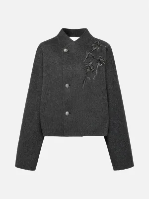 EP YAYING Sheep Wool National Style Coat