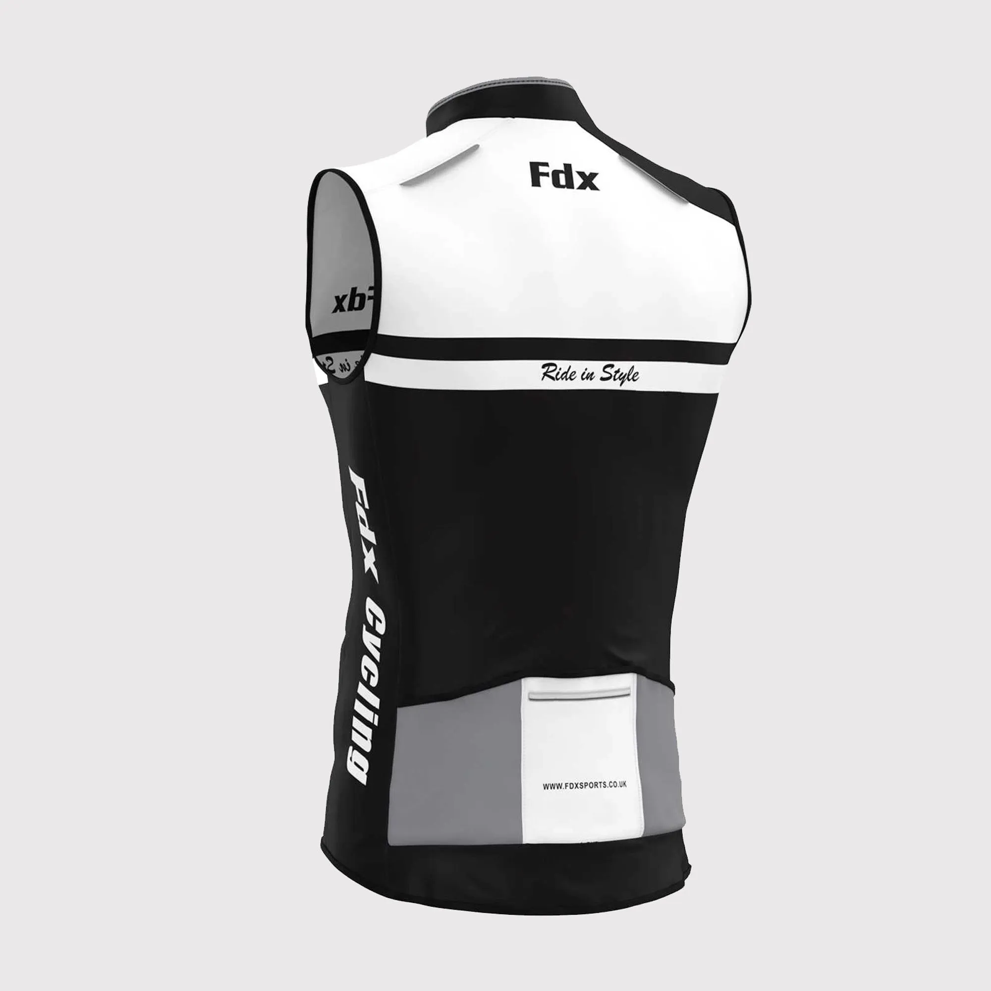 Fdx Adrenaline Black Men's & Boy's Thermal Cycling Gilet