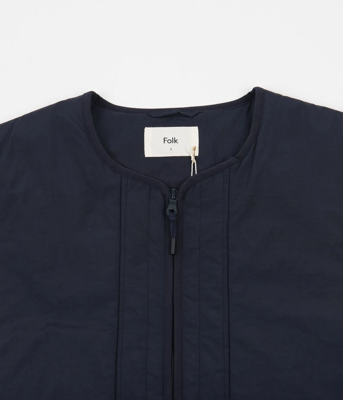 Folk Wadded Junction Gilet - Navy