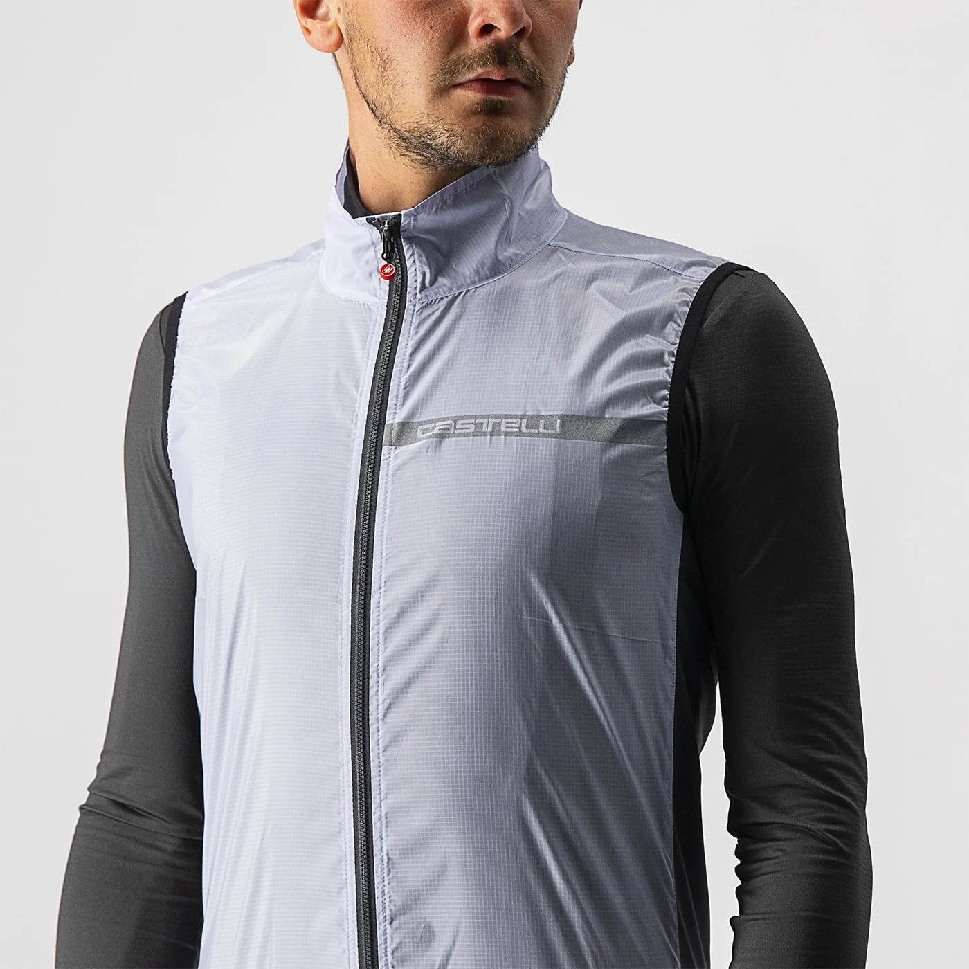 Gilet Castelli Squadra Stretch - Grigio