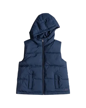 Girls Nice To Meet Ya Gilet in Mood Indigo