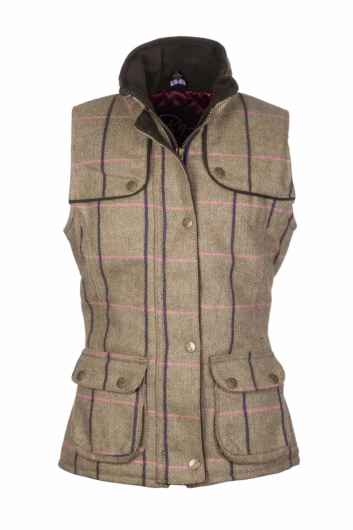 Girls Tweed Waistcoat