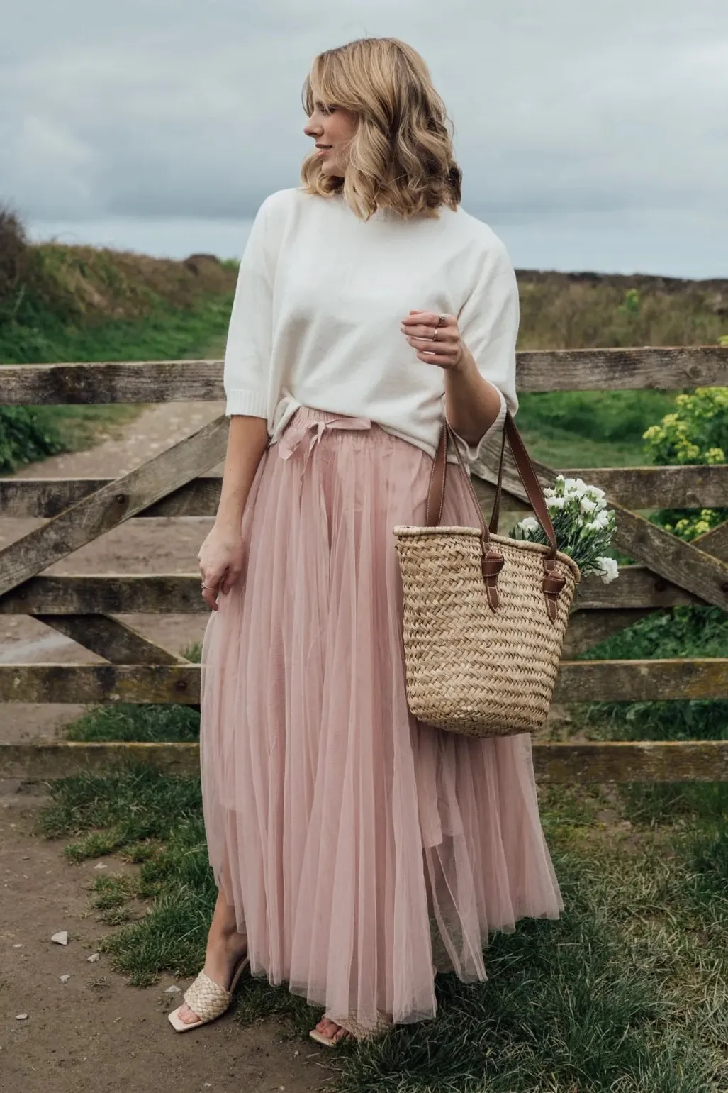 Grace Tulle Skirt | Dusky Rose