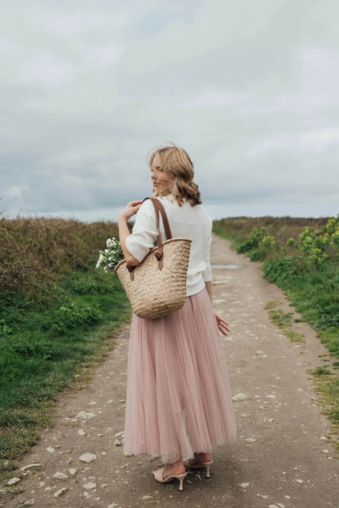 Grace Tulle Skirt | Dusky Rose