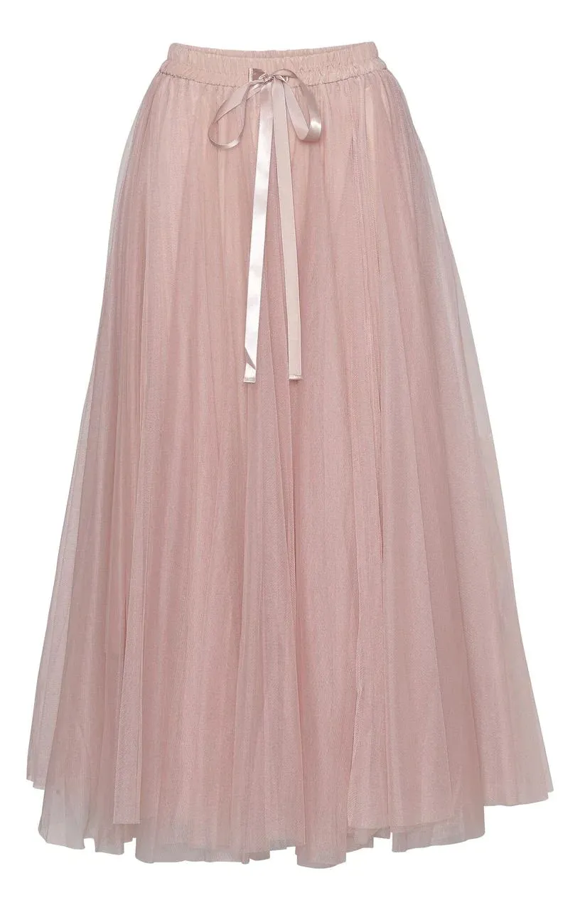 Grace Tulle Skirt | Dusky Rose