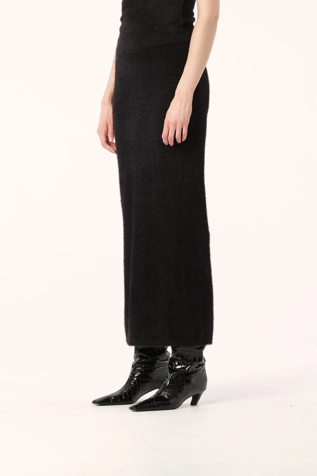 Harvie Skirt Black Lurex