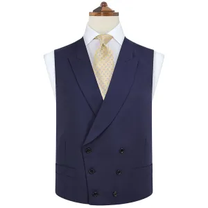 Hayward Navy Fine Twill Wool Waistcoat