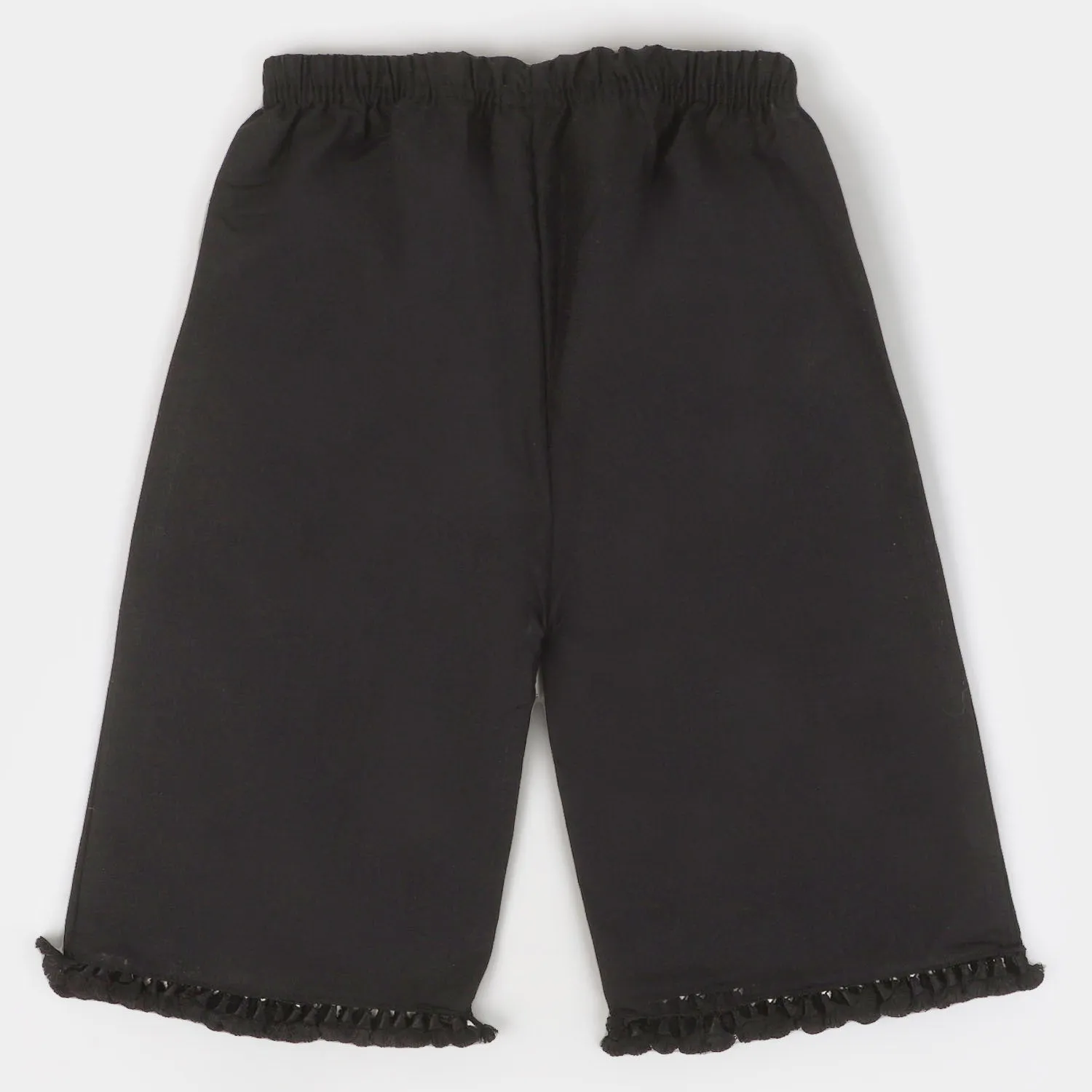 Infant Girls Cotton Culotte - BLACK