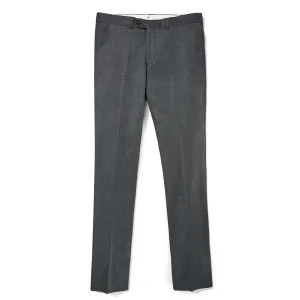 Italian Wool Dress Pants - Dark Gray Sharkskin