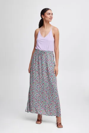 Joella Maxi Skirt - Palace Blue Ditsy Mix