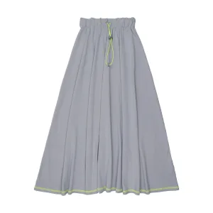 Kin and Kin Powder Blue/Neon Thread Maxi Skirt