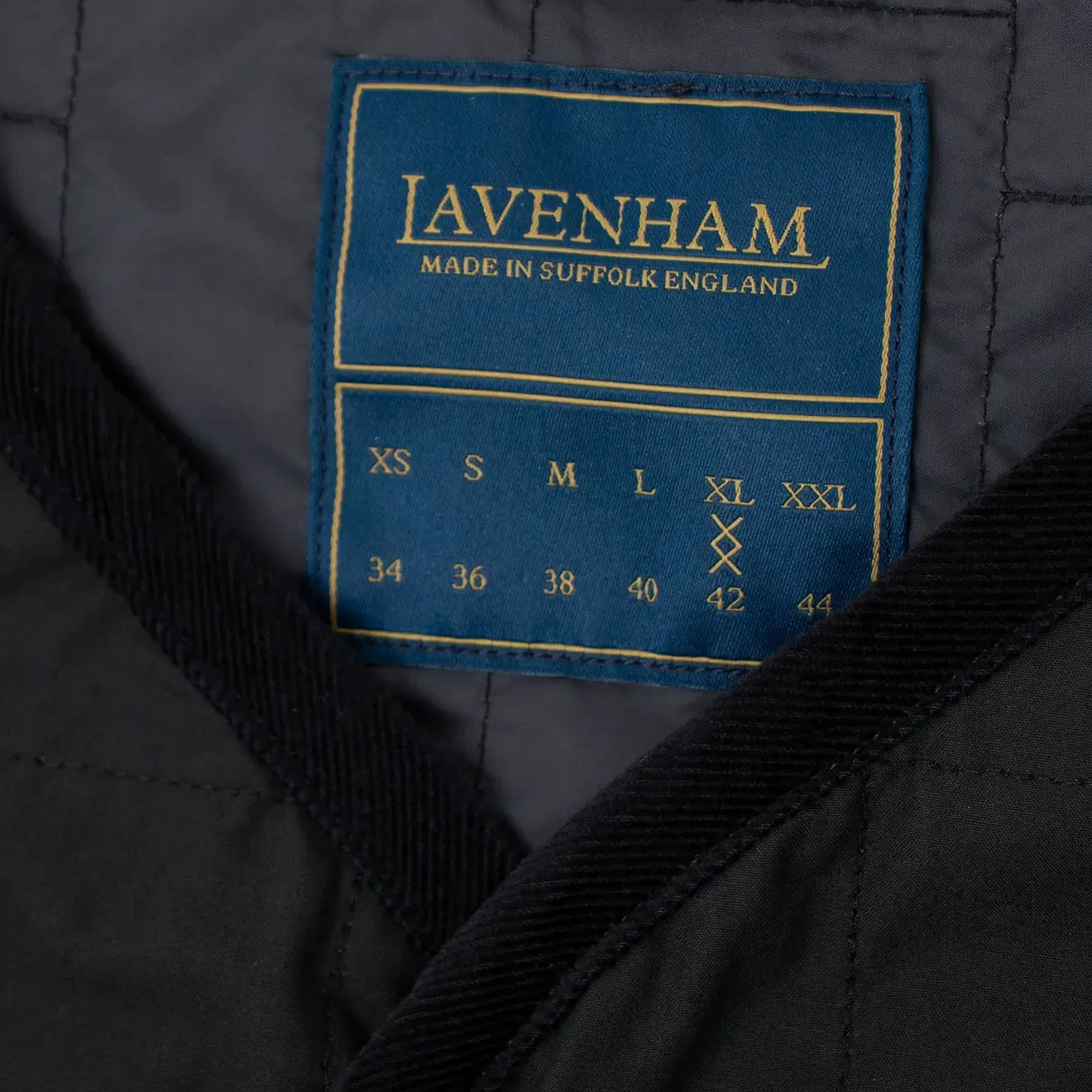 Lavenham Unwadded Gilet Black