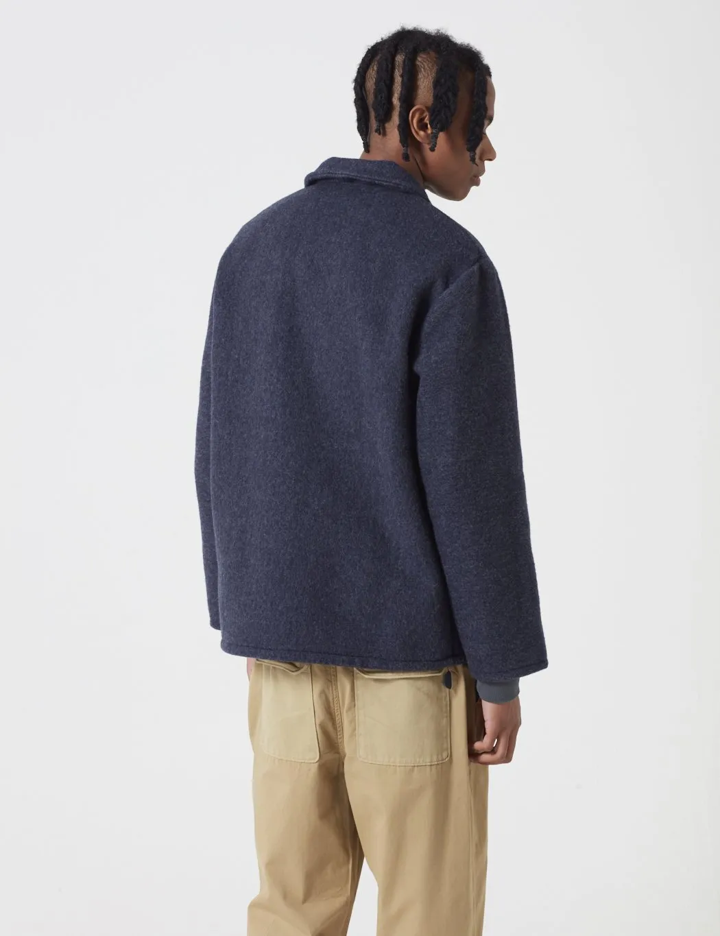 Le Laboureur Wool Work Jacket - Navy