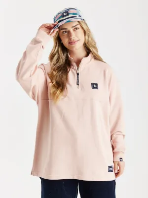 Lumi 1/4 Zip Sweater Dusty Pink