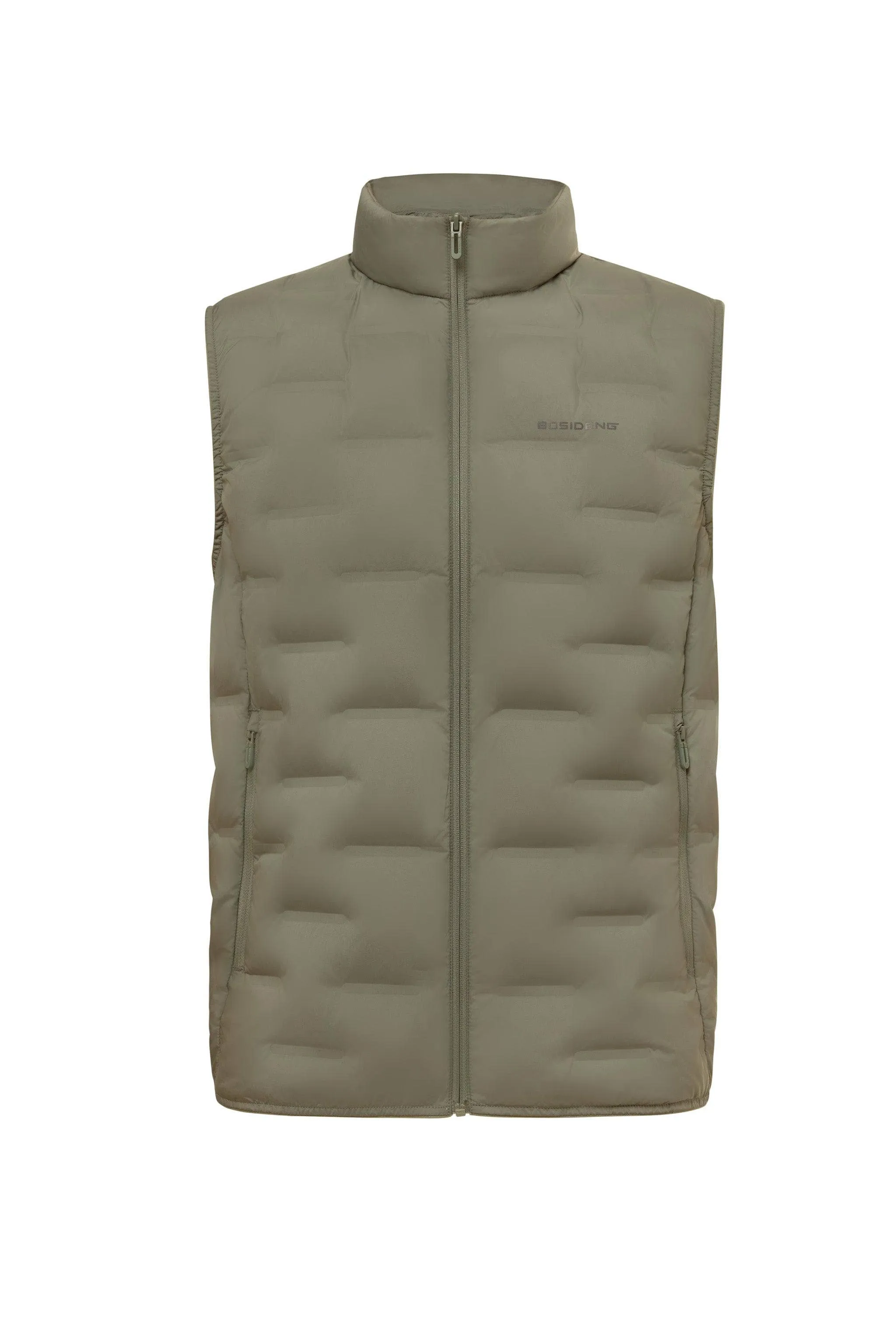 Men's Goose Down Stand Collar Gilet 1031