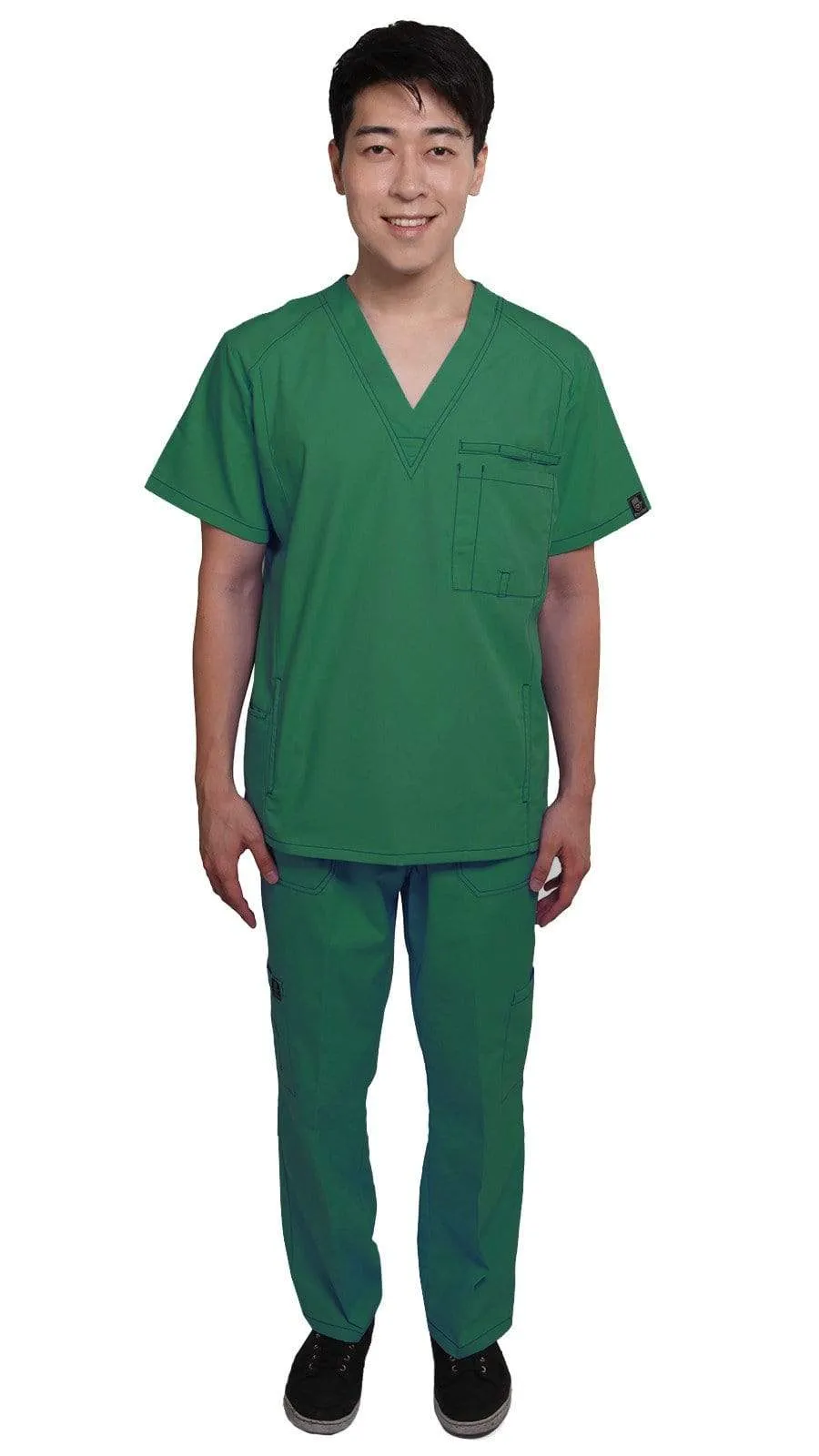 Men's Multi Pocket Utility Medical Scrubs - Style 102AV