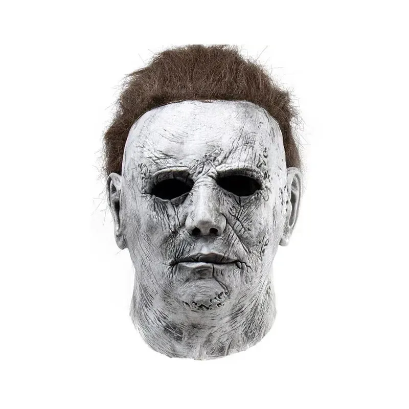 Michael Myers Costumes Mask Cosplay Halloween Jumpsuit Outfits Horror Bloody Killer Props Carnival Party Costume for Adult Men