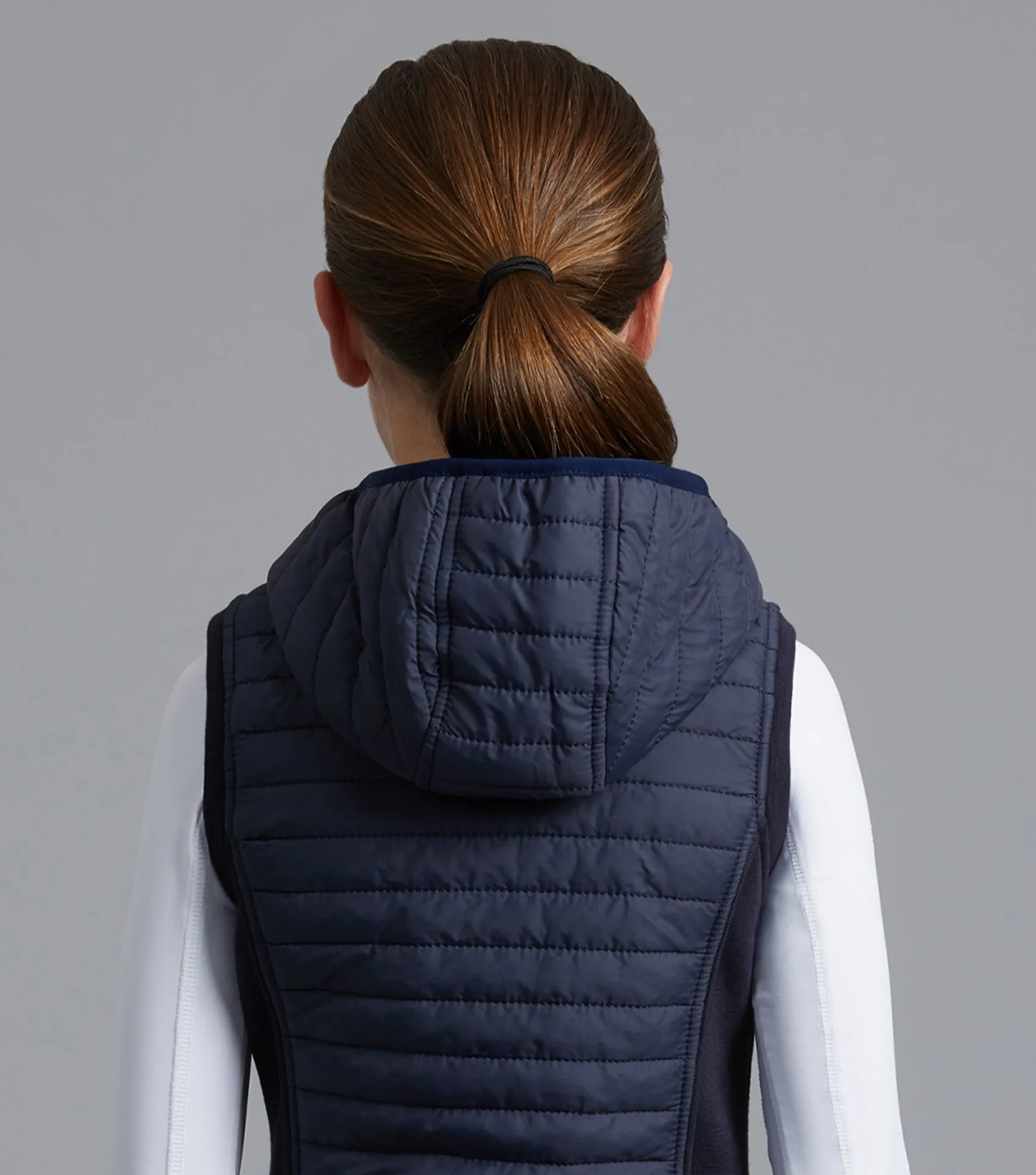 Mini Lamera Girl's Hybrid Riding Gilet Navy