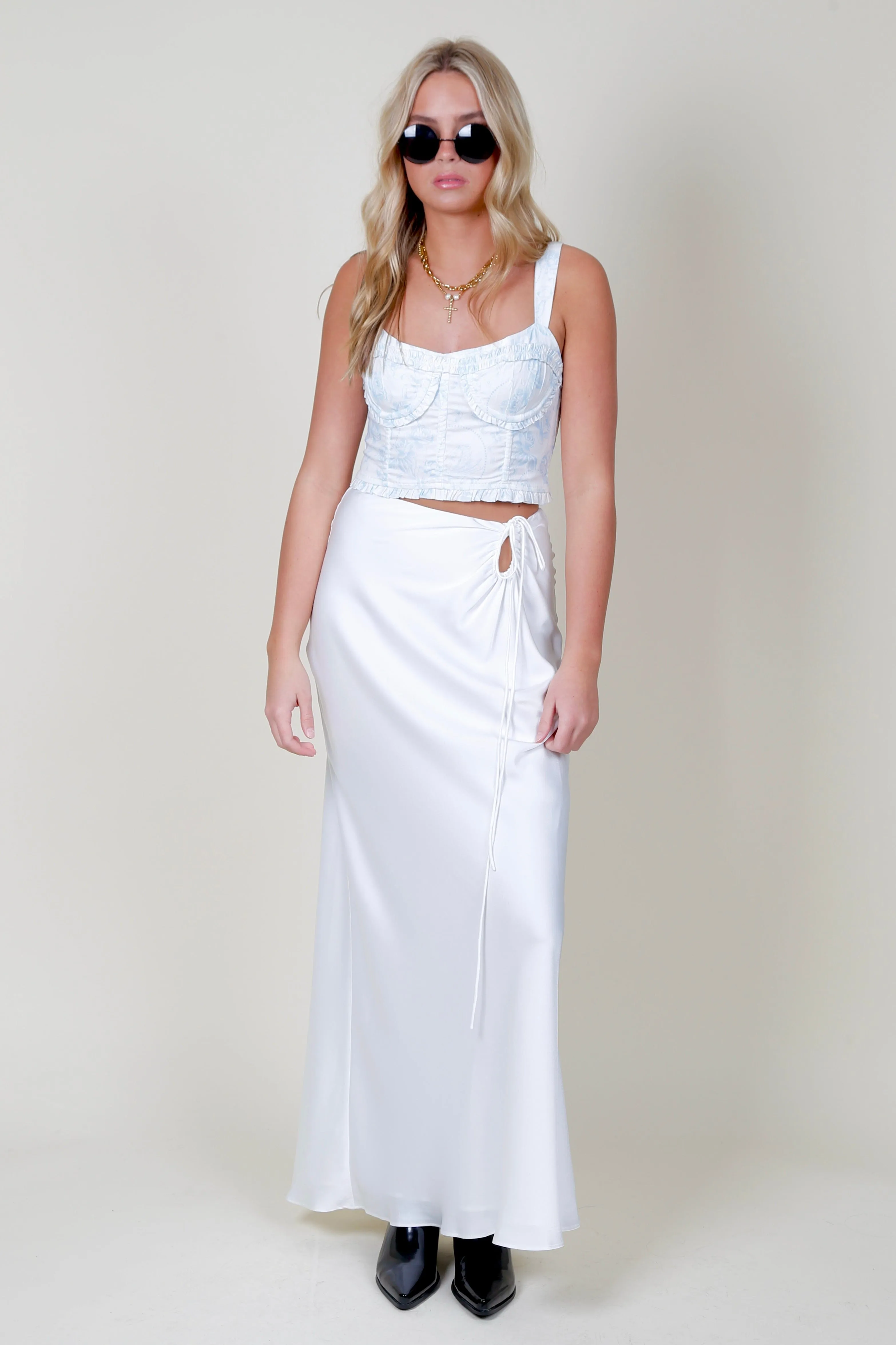 MISHA | The Melody Skirt - Ivory