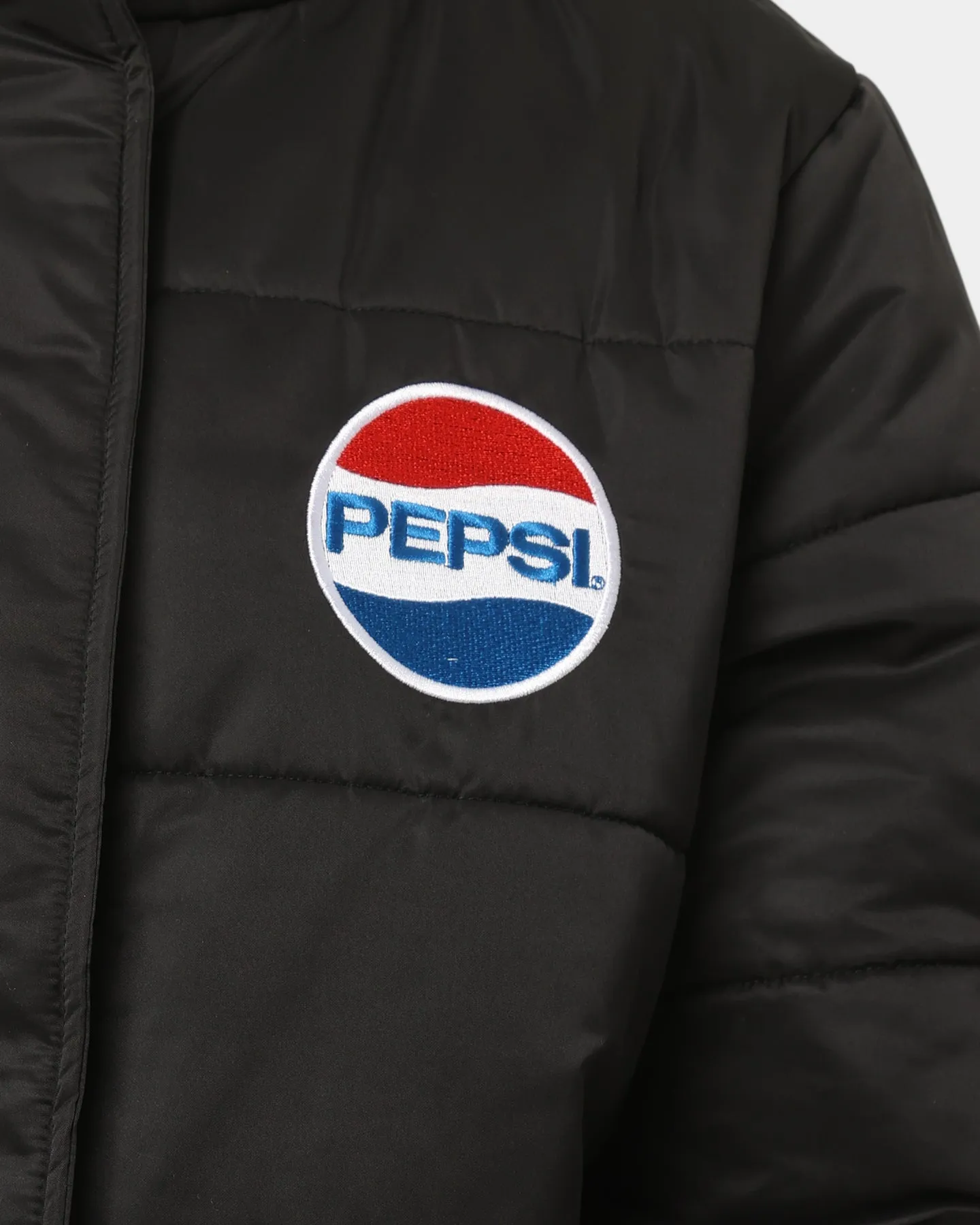 Nana Judy Women's Pepsi Crop Puffa Jacket Black