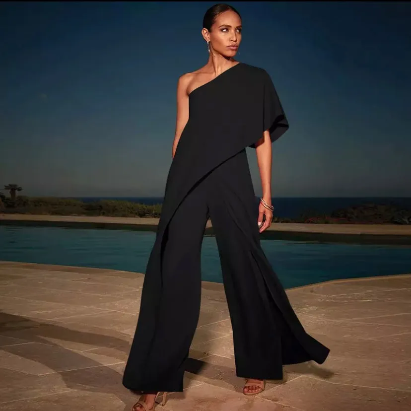 Off Shoulder Rompers Women Elegant Party Bodycon Jumpsuit