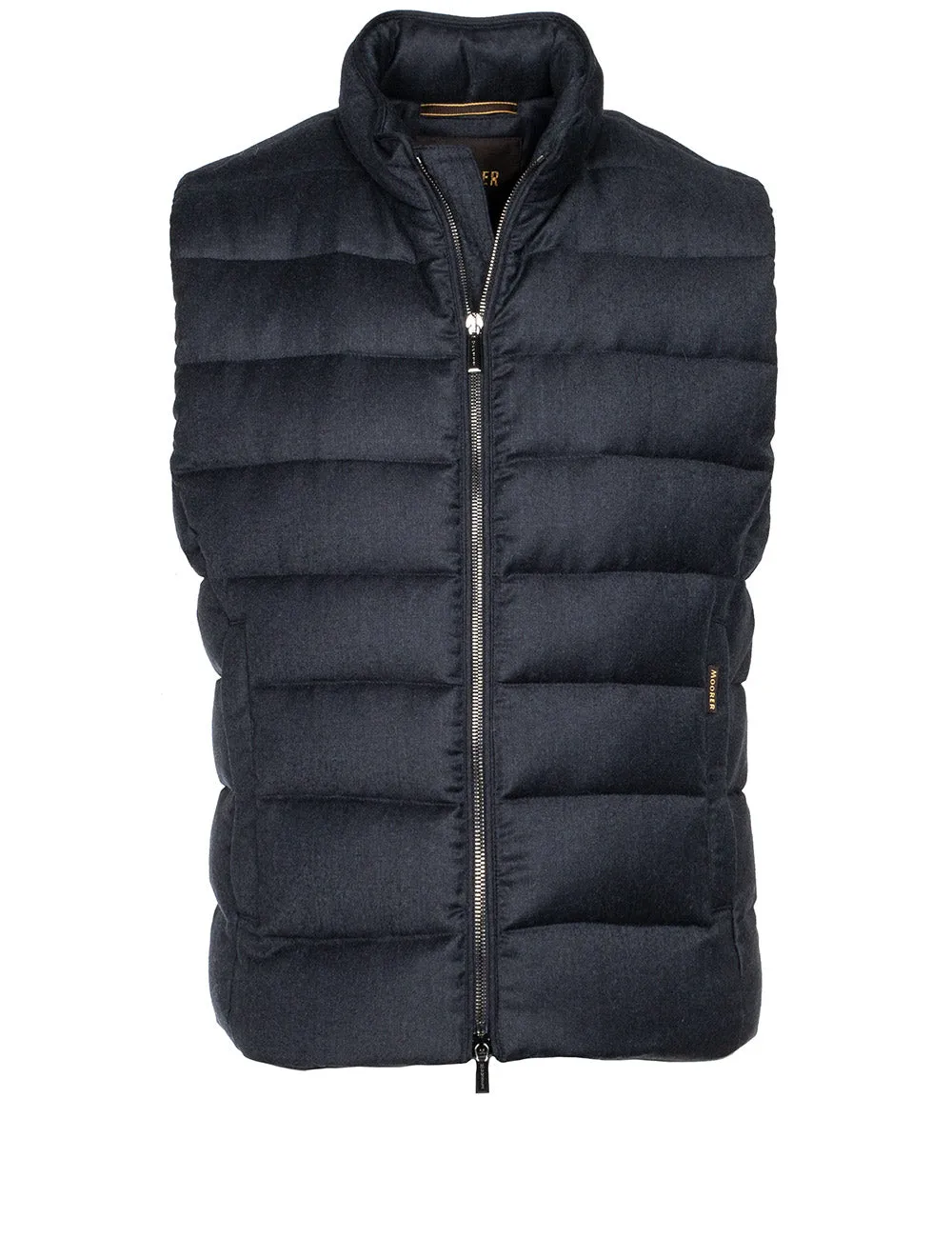 Oliver Wool & Cashmere Gilet Blue Grey